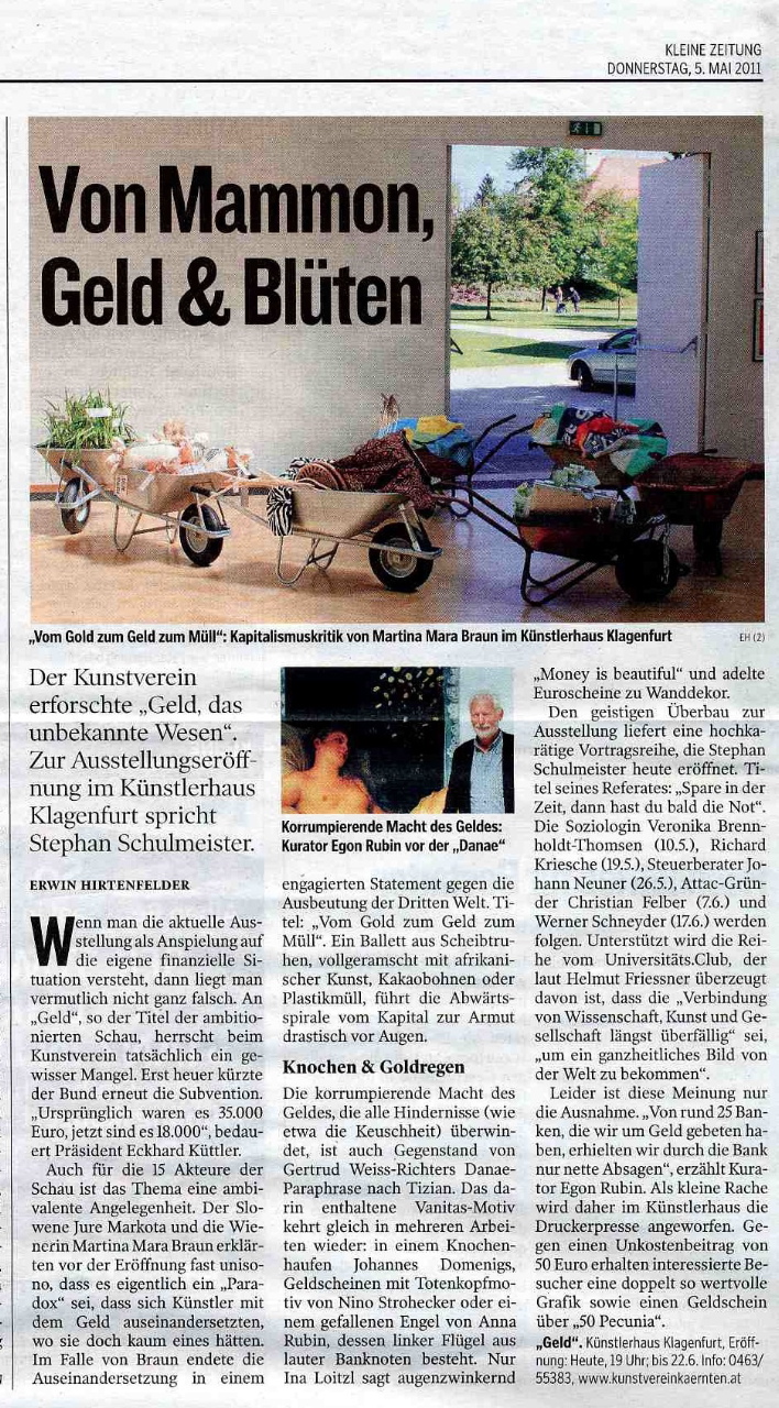 Vom Gold zum Geld zum M�ll